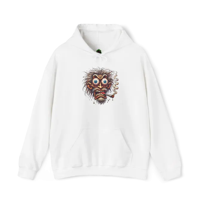 Hoodie 067 Front White